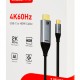 CABLETIME καλώδιο USB-C σε HDMI CT-CMHD2, 4K/60Hz, 1.8m, μαύρο