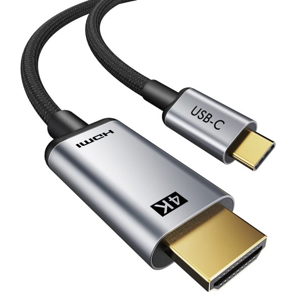 CABLETIME καλώδιο USB-C σε HDMI CT-CMHD2, 4K/60Hz, 3m, μαύρο - 