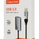 CABLETIME video capture CT-ACHC3-AG, HDMI/USB & USB-C, 4K/30Hz, γκρι