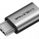 CABLETIME αντάπτορας USB-C σε micro USB CT-CMMCBF-ASG, 480Mbps, γκρι