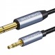CABLETIME καλώδιο ήχου 3.5mm σε 6.35mm CT-AV321-H11G, 1m, μαύρο