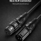 CABLETIME καλώδιο μικροφώνου XLR AV350-11B24, 3-pin, 24AWG, 10m, μαύρο