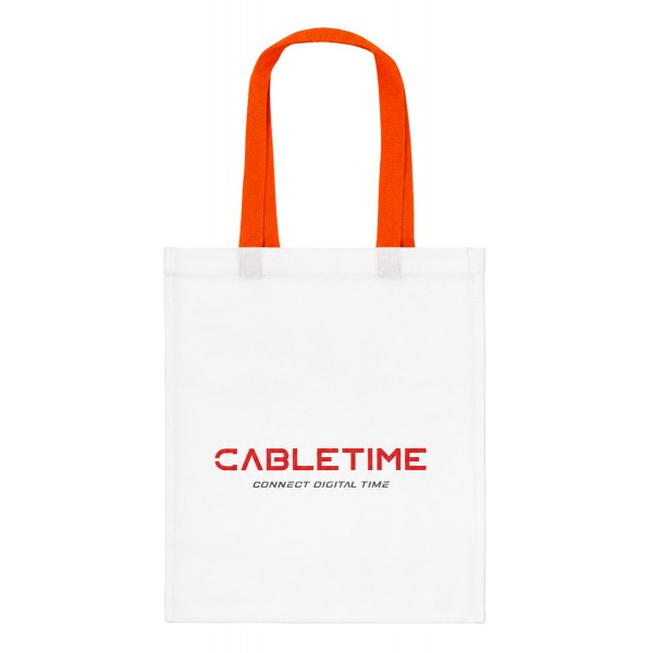 CABLETIME τσάντα CT-BAG, 33.5x38.5cm, λευκή - Σύγκριση Προϊόντων