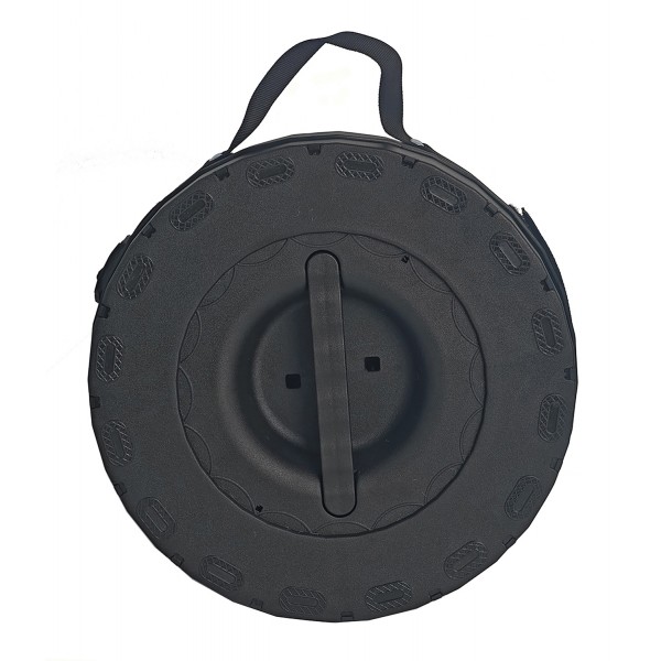 HOME USE πτυσσόμενο καρεκλάκι HUH-0269, αντοχή έως 200kg, 30x50cm, μαύρο