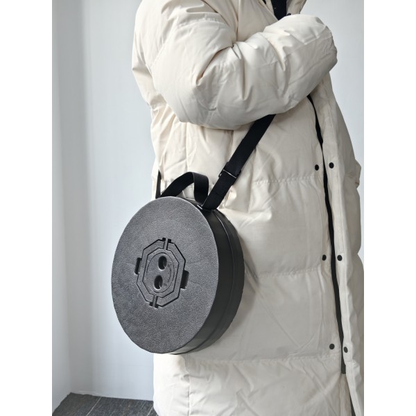 HOME USE πτυσσόμενο καρεκλάκι HUH-0269, αντοχή έως 200kg, 30x50cm, μαύρο