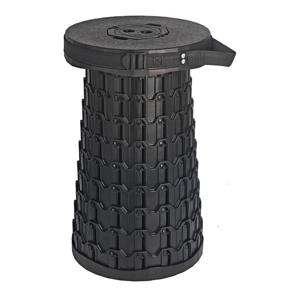 HOME USE πτυσσόμενο καρεκλάκι HUH-0269, αντοχή έως 200kg, 30x50cm, μαύρο - HOME USE