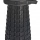 HOME USE πτυσσόμενο καρεκλάκι HUH-0269, αντοχή έως 200kg, 30x50cm, μαύρο