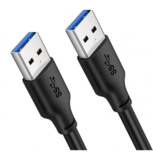 CABLETIME καλώδιο USB CT-C160-U3-AMAMN, 5 Gbps, 1m, μαύρο - 