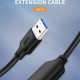 CABLETIME καλώδιο προέκτασης USB CT-C160-U3-AMAFN, 5Gbps, 1m, μαύρο