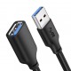 CABLETIME καλώδιο προέκτασης USB CT-C160-U3-AMAFN, 5Gbps, 1m, μαύρο
