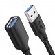 CABLETIME καλώδιο προέκτασης USB CT-C160-U3-AMAFN, 5Gbps, 2m, μαύρο
