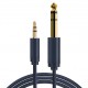 CABLETIME καλώδιο ήχου 3.5mm σε 6.3mm CT-AV321-H11G, 1.8m, μαύρο