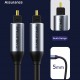 CABLETIME καλώδιο ήχου Toslink CT-AV380-P04GN, gold plated, 5mm, 3m, μαύρο