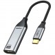 CABLETIME αντάπτορας USB-C σε HDMI CT-C160-PU31-CMHDFN1, 4K/60Hz, 0.15m, μαύρος