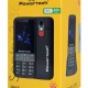 POWERTECH κινητό τηλέφωνο Sentry 3.36, 3.36", dual SIM, πλήκτρο SOS, μαύρο