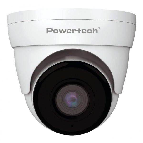 POWERTECH υβριδική κάμερα CCTV PT-1587 με μικρόφωνο & υπέρυθρα, 5MP, 2.8mm, IP66 - CCTV Κάμερες