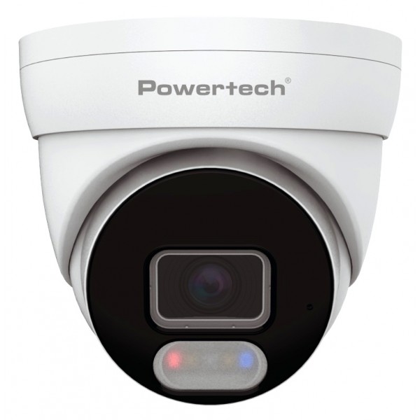 POWERTECH IP κάμερα PT-1591 με μικρόφωνο & Full Color λειτουργία, 4MP, 2.8mm, PoE, IP67 - 