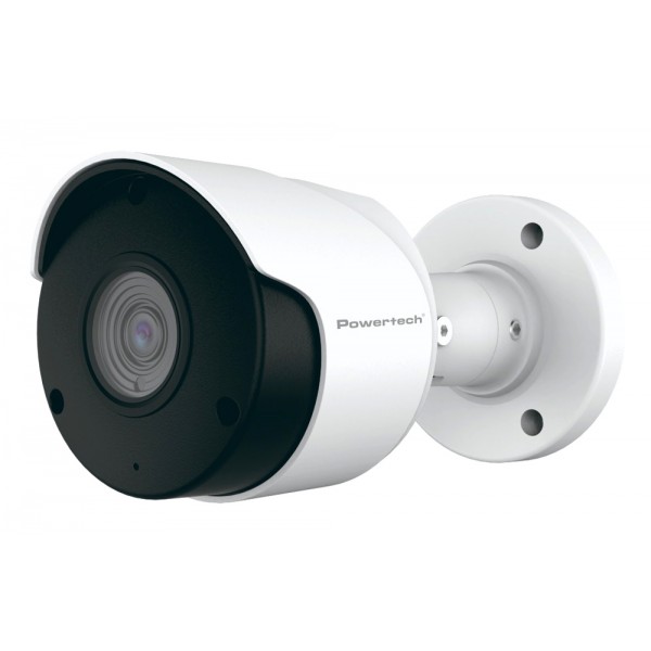 POWERTECH υβριδική κάμερα CCTV PT-1590 με μικρόφωνο & υπέρυθρα, 8MP, 2.8mm, IP66 - 