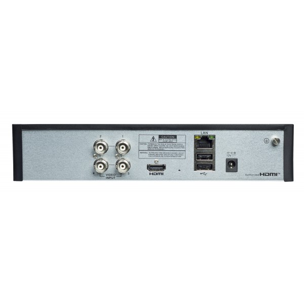POWERTECH XVR υβριδικό καταγραφικό PT-1595, 5MP, H.264/H.265, 4 κανάλια - 