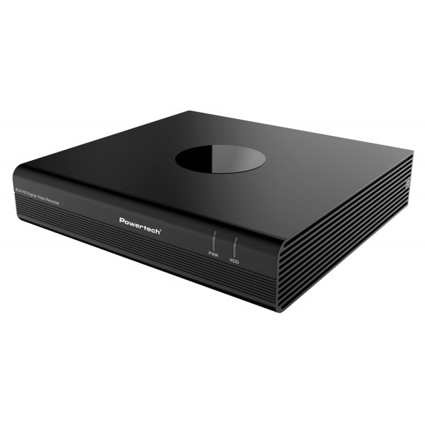 POWERTECH XVR υβριδικό καταγραφικό PT-1596, 5MP, H.264/H.265, 8 κανάλια