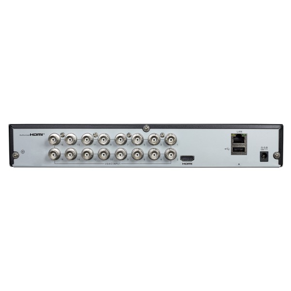 POWERTECH XVR υβριδικό καταγραφικό PT-1597, 5MP, H.264/H.265, 16 κανάλια - 