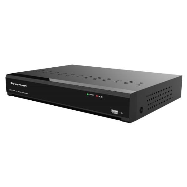 POWERTECH NVR καταγραφικό PT-1598, 8MP, H.264+/H.265+, 8 κανάλια
