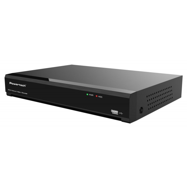 POWERTECH NVR καταγραφικό PT-1599, 8MP, H.264+/H.265+, 16 κανάλια