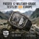 KOSPET smartwatch PULSE 2, heart rate, 1.96" AMOLED, GPS, 5 ATM & IP69, με φακό, μαύρο