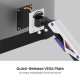 BRATECK gaming βάση γραφείου για 2x οθόνες LDT95-C024UCP, 24-57", έως 27kg, heavy duty