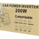 POWERTECH inverter αυτοκινήτου PTL-028, 200W, 12V/24V DC σε 110V/220V AC, με 2x USB-C/2x USB