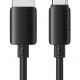 USAMS καλώδιο USB-C σε USB SJ786, σιλικόνης, 3A, 480Mbps, 1m, μαύρο