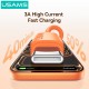 USAMS καλώδιο USB-C σε USB SJ786, σιλικόνης, 3A, 480Mbps, 1m, λευκό