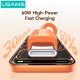 USAMS καλώδιο USB-C SJ787, σιλικόνης, 60W, 480Mbps, 1m, πορτοκαλί