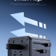USAMS φορτιστής/αντάπτορας πρίζας CC334, USB & 3x USB-C, universal, 100W, GaN, μαύρος