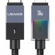 USAMS καλώδιο Lightning σε USB-C SJ776, 30W, 480Mbps, 1.2m, μαύρο