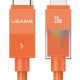 USAMS καλώδιο Lightning σε USB-C SJ776, 30W, 480Mbps, 1.2m, πορτοκαλί