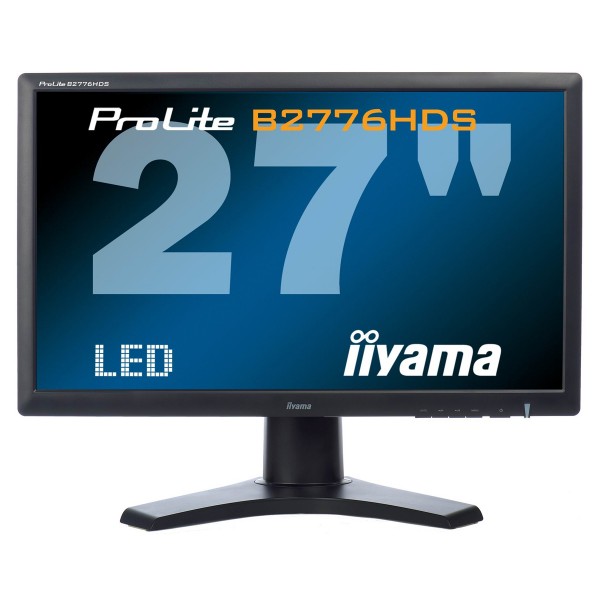 IIYAMA used οθόνη B2776HDS-B1 TN-LED, 27" 1920x1080, VGA/DVI/HDMI, Grade A - Used Οθόνες PC