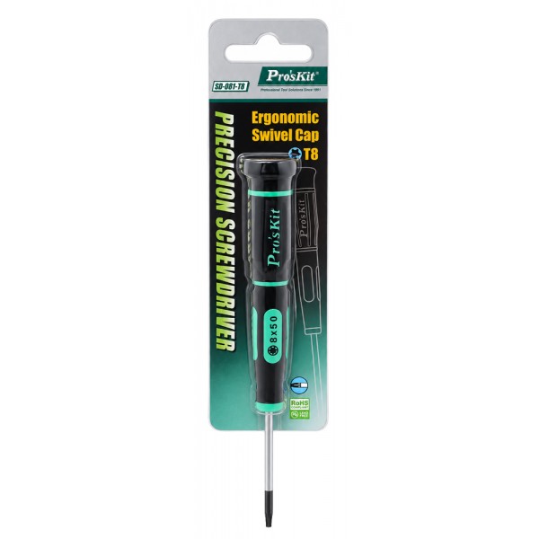 PROSKIT κατσαβίδι ακριβείας Torx SD-081-T8, T8