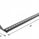 DELOCK cable management panel 91068 για rack 19", 1U, βάθος 40-90mm, μεταλλικό, μαύρο