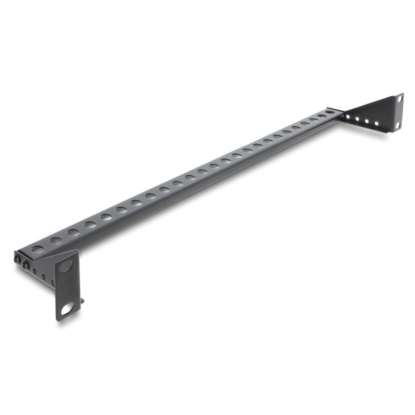 DELOCK cable management panel 91068 για rack 19", 1U, βάθος 40-90mm, μεταλλικό, μαύρο - Καμπίνες - Rack