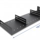 DELOCK ράφι για rack 19" 91069, 1U, βάθος 154mm, μαύρο