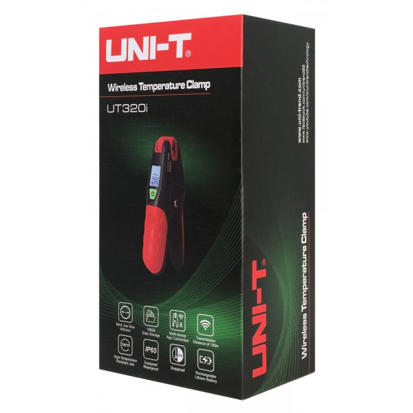 UNI-T ασύρματο θερμόμετρο σωλήνων UT320i, -50°C έως 150°C