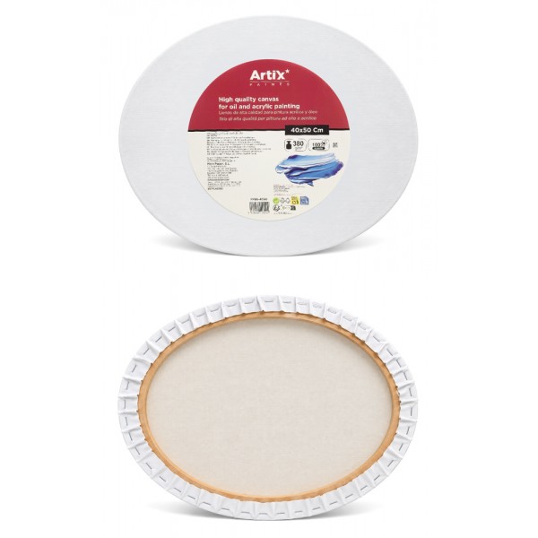 ARTIX PAINTS καμβάς τελάρο ζωγραφικής PP96-4050, 40x50cm, 380gr/m², λευκός - Σύγκριση Προϊόντων