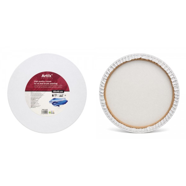 ARTIX PAINTS καμβάς τελάρο ζωγραφικής PP97-4545, 45x45cm, 380gr/m², λευκός - Σύγκριση Προϊόντων