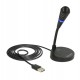 DELOCK USB μικρόφωνο 65868 με βάση και mute button