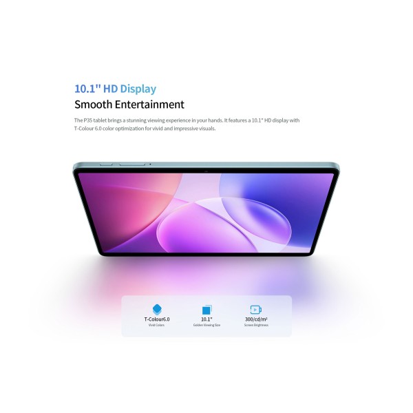 TECLAST tablet P35, 10.1", 3/32GB, Android 16, 6000mAh, μπλε