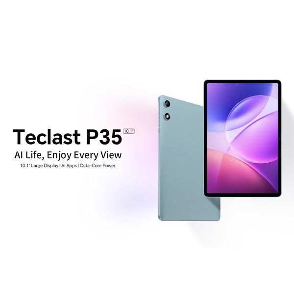 TECLAST tablet P35, 10.1", 3/32GB, Android 16, 6000mAh, μπλε - 