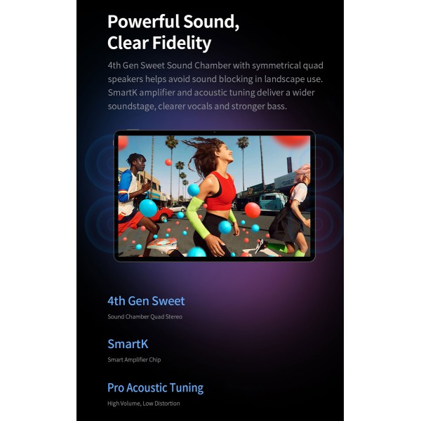 TECLAST tablet T70 Pro, 14", 8/128GB, 4G, Android 16, 10000mAh, γκρι