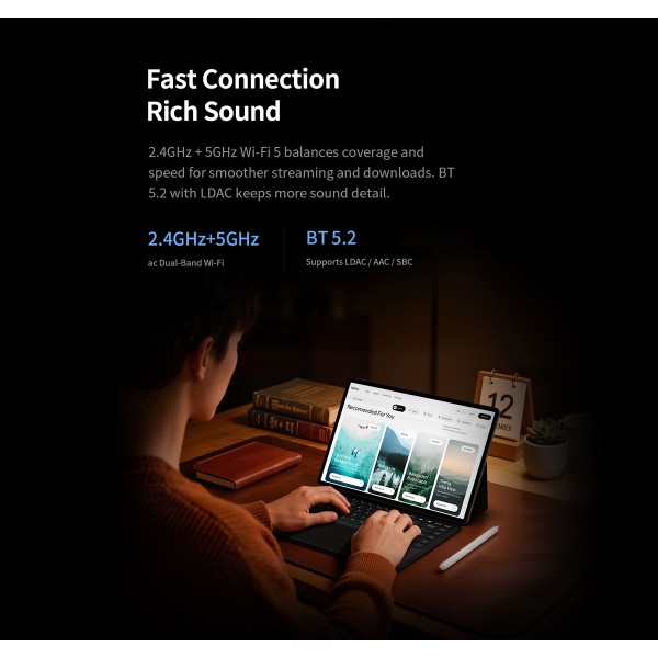 TECLAST tablet T70 Pro, 14", 8/128GB, 4G, Android 16, 10000mAh, γκρι