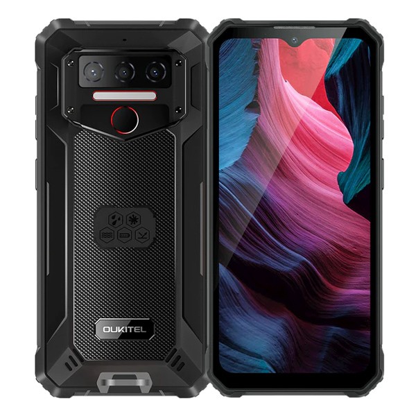 OUKITEL smartphone WP23S, 6.52", 4/64GB, 10600mAh, IP68/IP69K/MIL-STD 810H, μαύρο - 